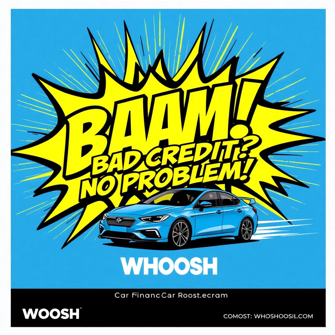 Whoosh Finance bad credit car finance Instagram ad